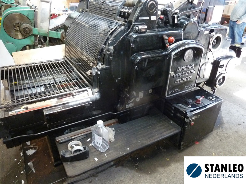 HEIDELBERG SBG CYLINDER DIE CUTTING MACHINE